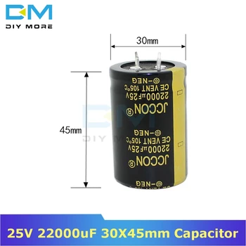 25V 22000uF 30X45mm Aluminum Electrolytic Capacitor High Frequency Low impedance Through Hole Capacitor 30*45mm Diy Electronic
25V 22000uF 30X45mm Aluminum Electrolytic Capacitor High Frequency Low impedance Through Hole Capacitor 30*45mm Diy Electronic