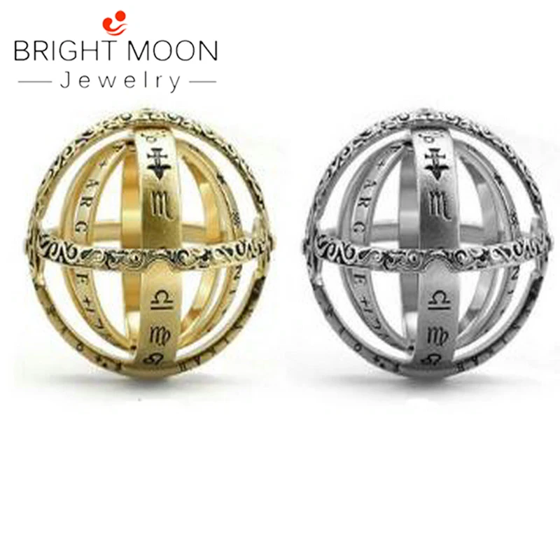 BRIGHT MOON 2019 New Fashion Ring Gold Wedding Astronomical Sphere Ball Ring Finger Ring for Couple Lover Jewelry
BRIGHT MOON 2019 New Fashion Ring Gold Wedding Astronomical Sphere Ball Ring Finger Ring for Couple Lover Jewelry