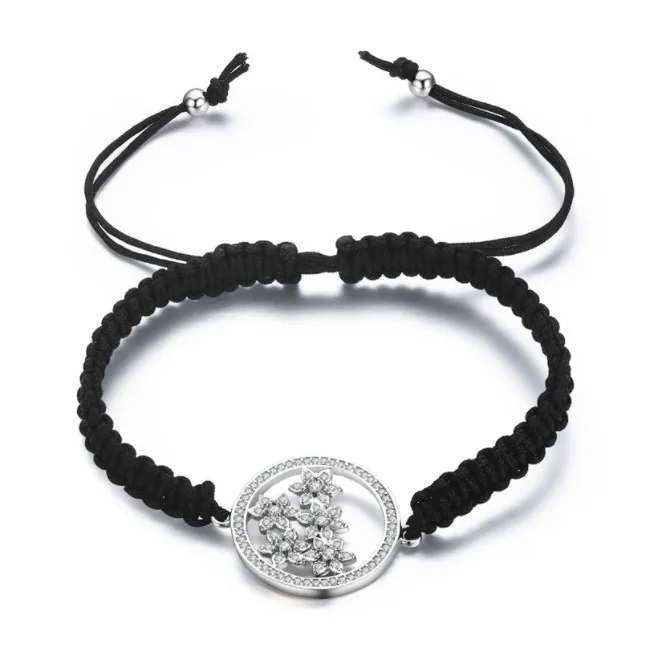 2019 European and American trend jewelry Crystal from Swarovskis Braided rope bracelet with zircon Fit Women and female
2019 European and American trend jewelry Crystal from Swarovskis Braided rope bracelet with zircon Fit Women and female