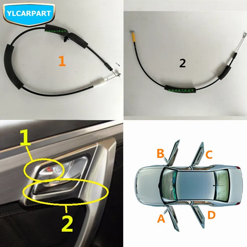 For Geely Emgrand X7 EmgrarandX7,EX7,FC SUV,Vision X6,NL4,Car door interior handle cable
For Geely Emgrand X7 EmgrarandX7,EX7,FC SUV,Vision X6,NL4,Car door interior handle cable