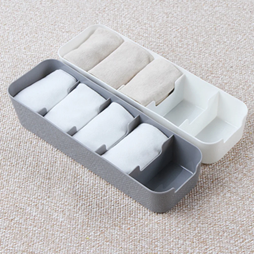 Underwear Storage Box Socks Bra Drawer Cosmetic Divider Wardrobe Stackable Plastic Storage Rack For Scarfs Sock Closet Organizer
Underwear Storage Box Socks Bra Drawer Cosmetic Divider Wardrobe Stackable Plastic Storage Rack For Scarfs Sock Closet Organizer
