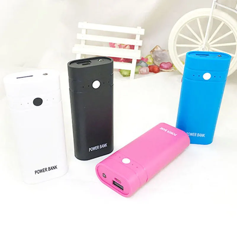 1pc Portable Led Power Bank case (No Battery Mobile 18650 Box Phone Charger diy Case Powerbank USB | Мобильные телефоны и