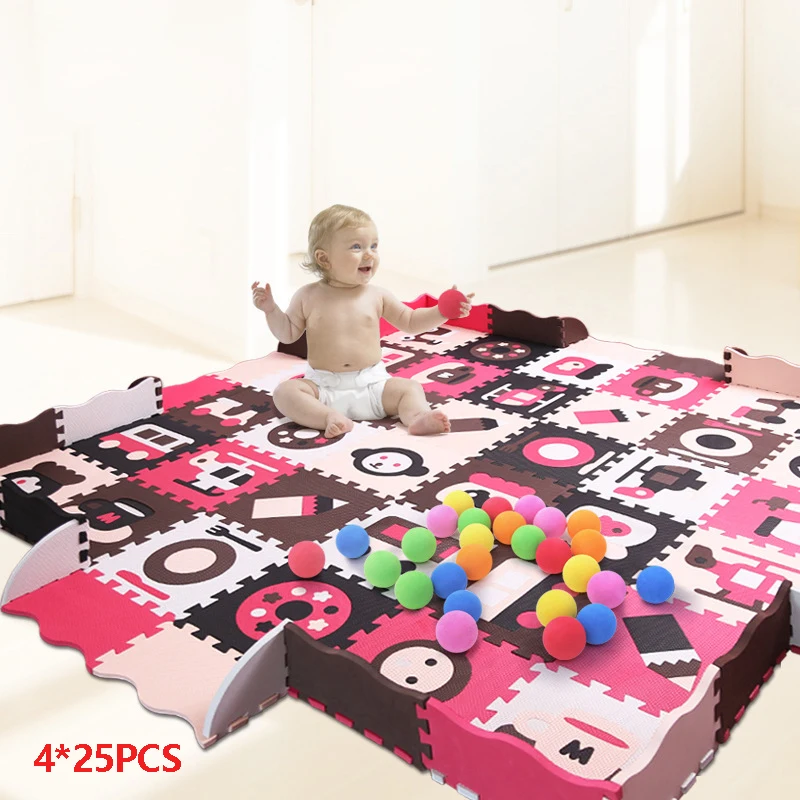 25PCS/set Baby Fence Crawling Mat Livingroom Bedroom Green Kids Puzzle Game Pad Home Thick Foam Stitching Play Mat 90x90cm 
25PCS/set Baby Fence Crawling Mat Livingroom Bedroom Green Kids Puzzle Game Pad Home Thick Foam Stitching Play Mat 90x90cm