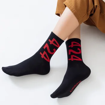 New fashion Harajuku socks for women cotton skateboard 424 funny socks female casual sock mujer meias 2019
New fashion Harajuku socks for women cotton skateboard 424 funny socks female casual sock mujer meias 2019