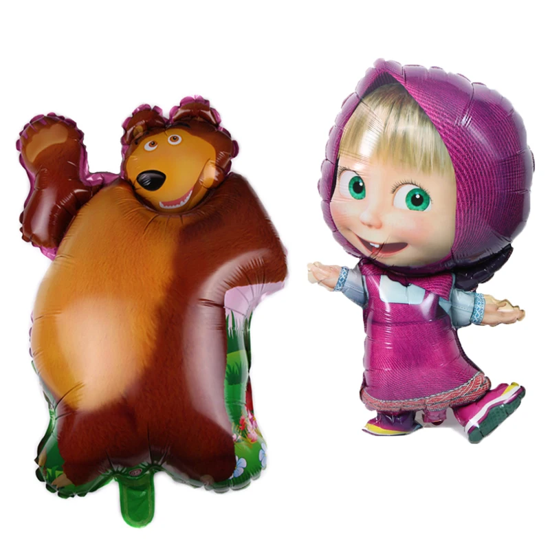 1pc Large Martha and Bear Foil Balloons Babyshower Birthday Party Decorations Kids Children's Inflatable Helium Globos Toy
1pc Large Martha and Bear Foil Balloons Babyshower Birthday Party Decorations Kids Children's Inflatable Helium Globos Toy
