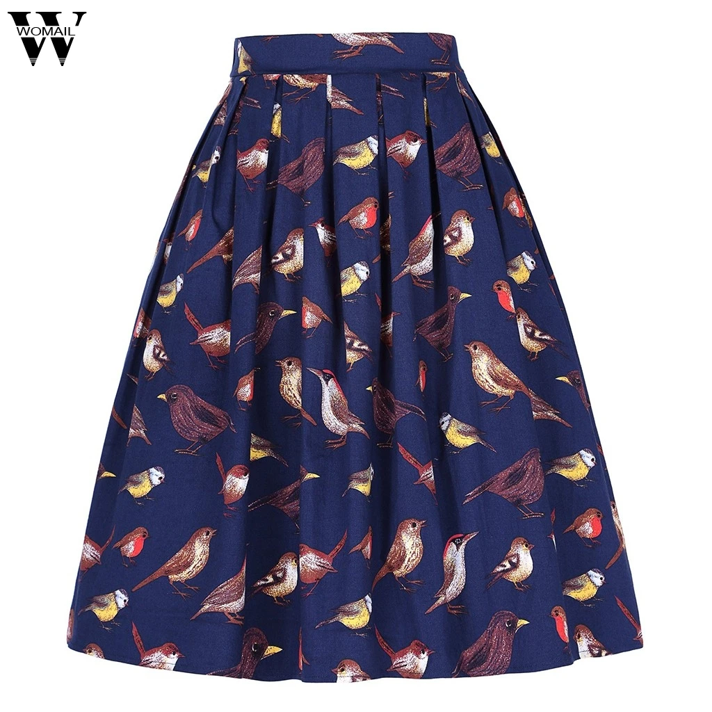 Womail Skirt Women Summer Fashion Waist Skirt Half-Length Print Skirt High Waist Skirt Casual NEW 2019 dropship M27 
Womail Skirt Women Summer Fashion Waist Skirt Half-Length Print Skirt High Waist Skirt Casual NEW 2019 dropship M27