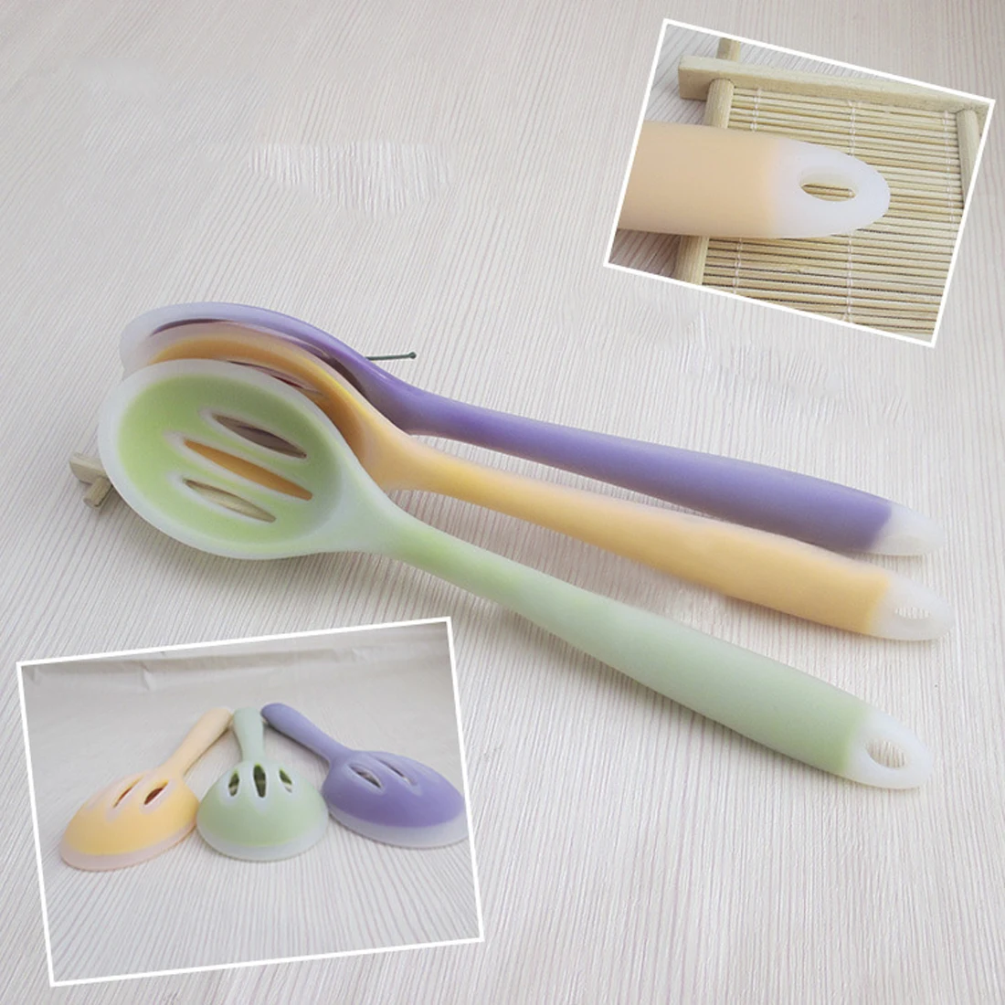 Useful Cookware Nylon And Food Grade Silicone Kitchen Cooking Tools Spatula And Spoon Colorful Kitchenware
Useful Cookware Nylon And Food Grade Silicone Kitchen Cooking Tools Spatula And Spoon Colorful Kitchenware