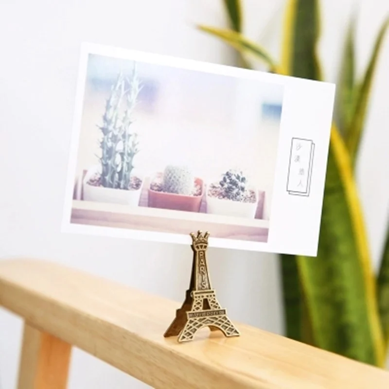 Retro Style Display stand Paris Eiffel Tower Metal Photo Message Business card Note Decoration clip Office Supplies desk gadgets
Retro Style Display stand Paris Eiffel Tower Metal Photo Message Business card Note Decoration clip Office Supplies desk gadgets