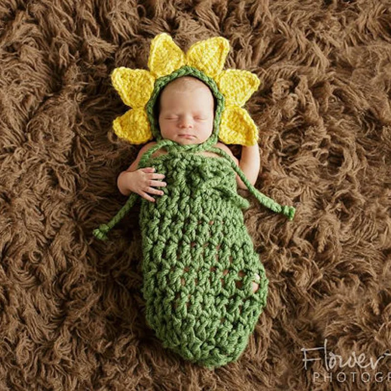 New Baby Newborn Photography Props Newborn Photo Shoot Green Sun Flower Hundred Days Photography Clothing Set Studio Props
New Baby Newborn Photography Props Newborn Photo Shoot Green Sun Flower Hundred Days Photography Clothing Set Studio Props