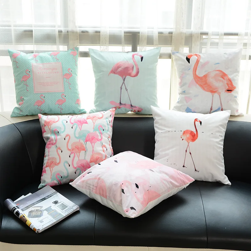 Flower Flamingo Series Pink Cushions Flamingo Throw Pillows Printed Square Cotton Linen Sofa Animal Home Decorative Pillow
Flower Flamingo Series Pink Cushions Flamingo Throw Pillows Printed Square Cotton Linen Sofa Animal Home Decorative Pillow