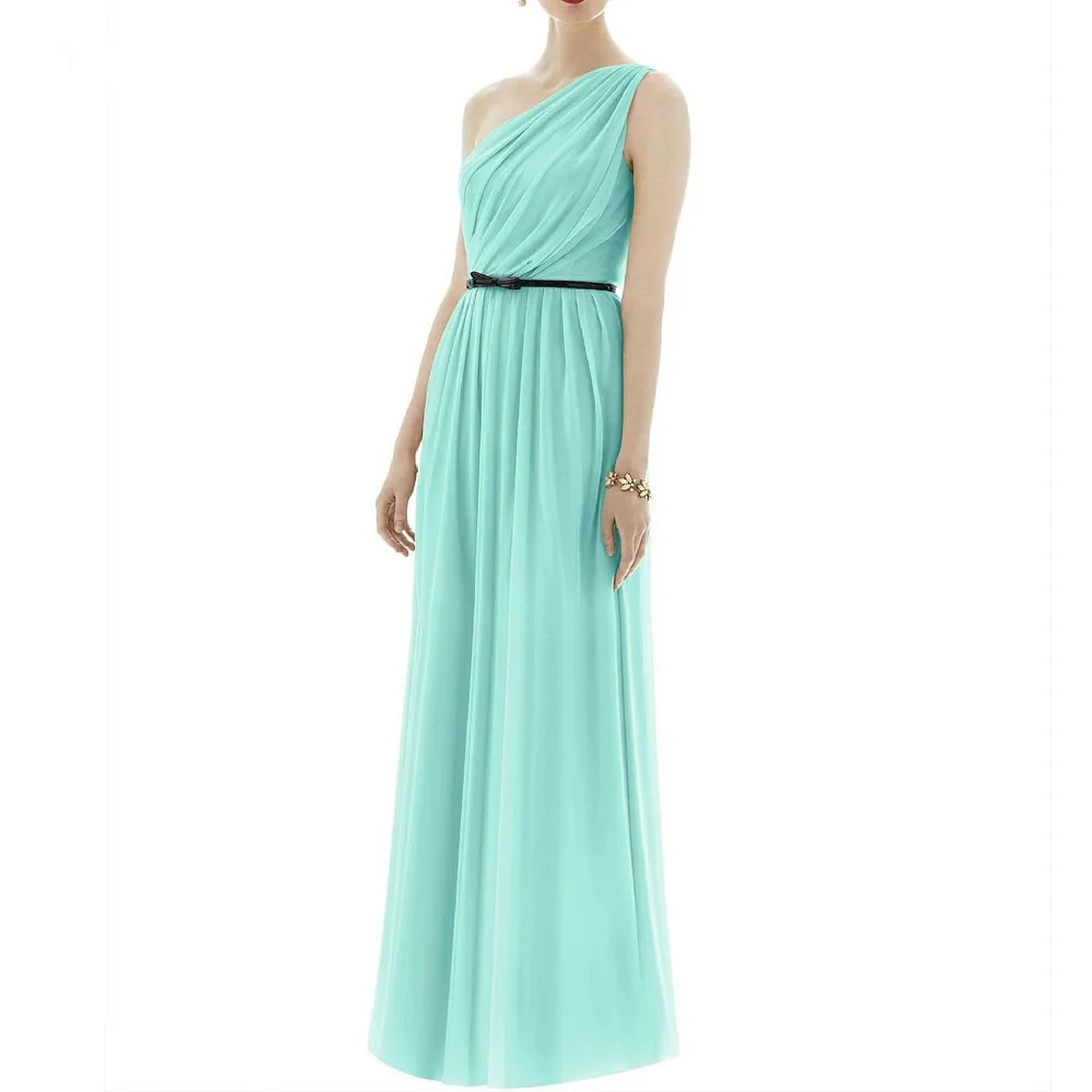 One Shoulder Mint Bridesmaid Dresses To Wedding Long Formal Dresses Chiffon Light Green Prom Dresses Vestidos Dama De Honor
One Shoulder Mint Bridesmaid Dresses To Wedding Long Formal Dresses Chiffon Light Green Prom Dresses Vestidos Dama De Honor