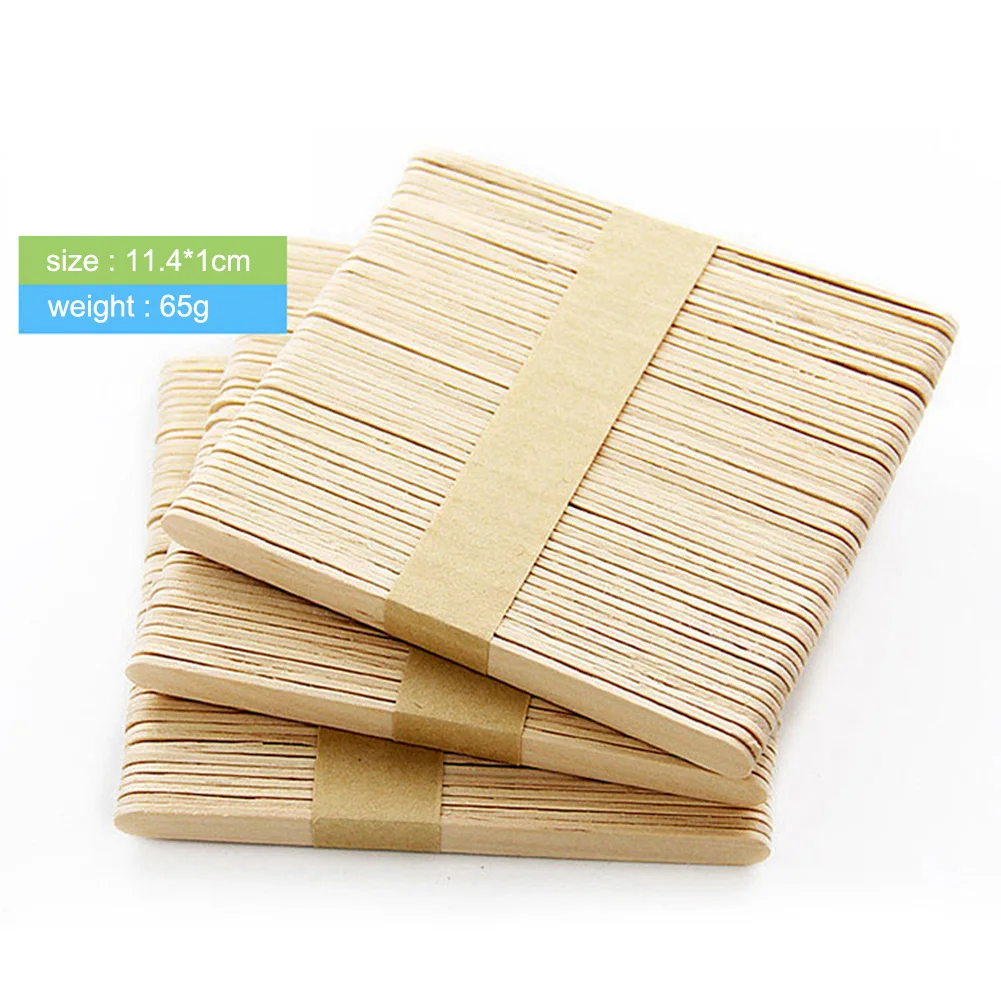 Barley33 Color Matchsticks 500PC Pack Ni/ños DIY Palos de Madera Kid Material Hecho a Mano Suministros de artesan/ía Creativa