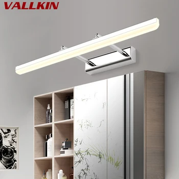 LED Mirror Light Indoor Wall Lamps Stainless Steel AC85 TO 265V Modern Wall Lamp Bathroom Lights Wall Sconces Apliques Pared
LED Mirror Light Indoor Wall Lamps Stainless Steel AC85 TO 265V Modern Wall Lamp Bathroom Lights Wall Sconces Apliques Pared