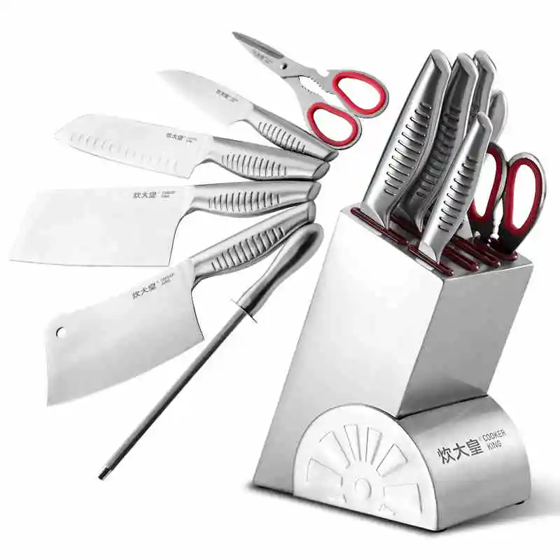 Free Shipping Cooker King Kitchen Knives 7 PCS Set Chef Santoku Chopper Cut Meat Fruit Vegetable Knife Cooking Tool Sharpener
Free Shipping Cooker King Kitchen Knives 7 PCS Set Chef Santoku Chopper Cut Meat Fruit Vegetable Knife Cooking Tool Sharpener
