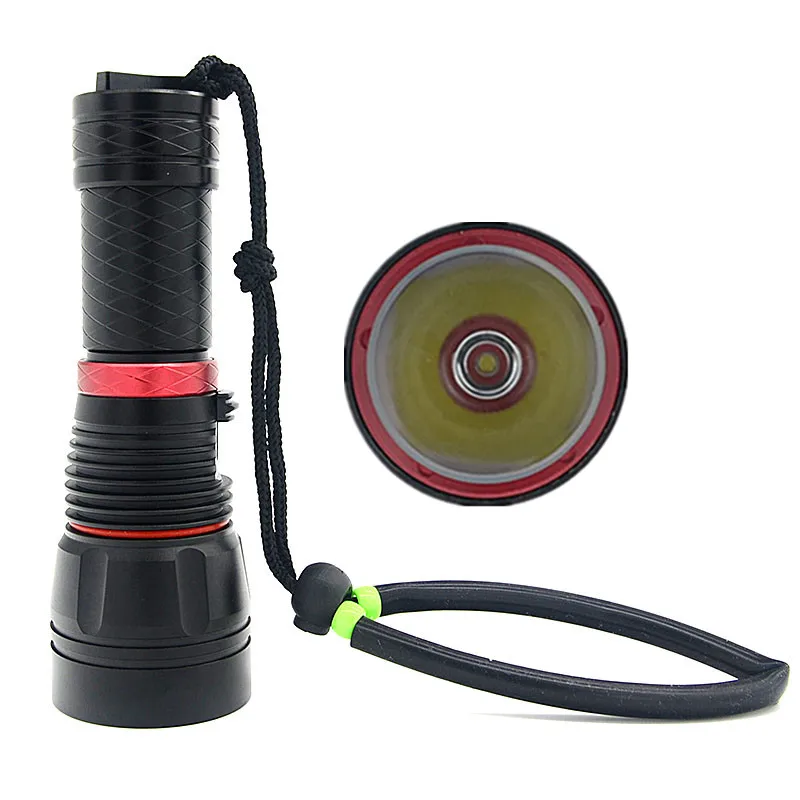 New Portable 2000LM XM-L2 LED Waterproof Torch Flashlight Light Scuba 100m Underwater Diving Flashlights 18650/26650
New Portable 2000LM XM-L2 LED Waterproof Torch Flashlight Light Scuba 100m Underwater Diving Flashlights 18650/26650