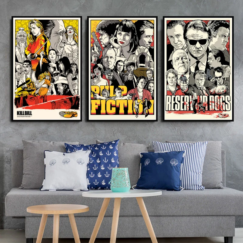 Hot Kill Bill Pulp Fiction Quentin Tarantino Movie Film Poster And Prints Painting Art Wall Pictures For Living Room Home Decor
Hot Kill Bill Pulp Fiction Quentin Tarantino Movie Film Poster And Prints Painting Art Wall Pictures For Living Room Home Decor