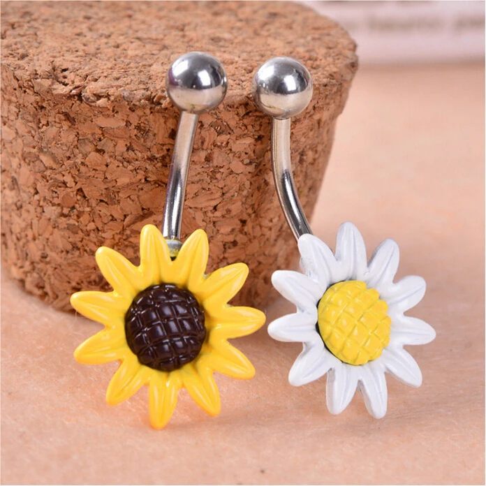 New Arricel Sun Flower Medical Stainless Steel Piercing Belly Button Rings Body Piercing Navel Jewelry
New Arricel Sun Flower Medical Stainless Steel Piercing Belly Button Rings Body Piercing Navel Jewelry