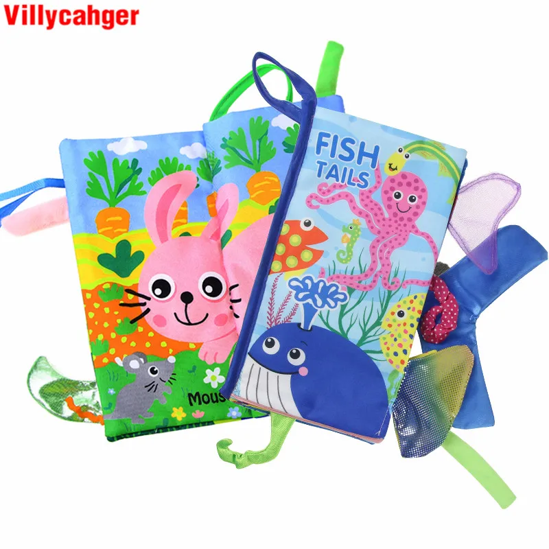 2PCS/Set Baby Cloth Books Animals Tails Soft Cloth Story Books Rustle Sound Newborn Early Educational Discern Toys for Kids
2PCS/Set Baby Cloth Books Animals Tails Soft Cloth Story Books Rustle Sound Newborn Early Educational Discern Toys for Kids