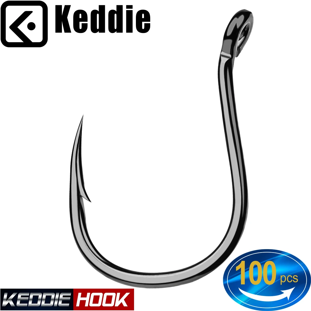 100pcs/lot Fishing Hooks Strong High-carbon Steel Jig Hook Fishing Hook Saltwater Bass KD71202-1/0#-6/0# Hooks
100pcs/lot Fishing Hooks Strong High-carbon Steel Jig Hook Fishing Hook Saltwater Bass KD71202-1/0#-6/0# Hooks
