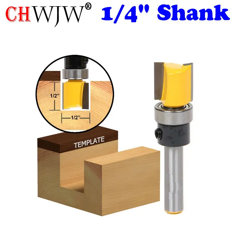 1 шт. шарнирный фрезерный бит-1/2 "W X 1/2" H-1/4 "хвостовик деревообрабатывающий