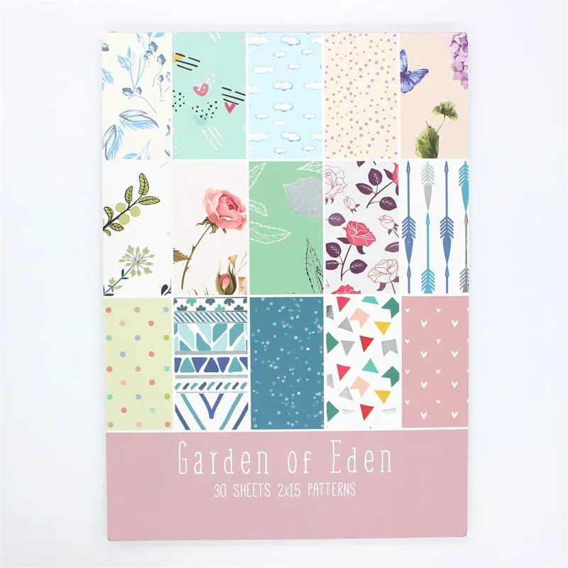 YPP CRAFT 30pcs Single-side Printed Garden Of Eden Pattern Creative Papercraft Art Paper Handmade Scrapbooking Kit Set Book
YPP CRAFT 30pcs Single-side Printed Garden Of Eden Pattern Creative Papercraft Art Paper Handmade Scrapbooking Kit Set Book