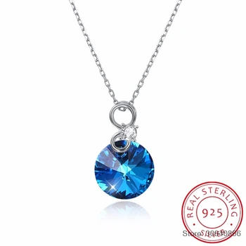 SMTCAT Crystals From Necklace 925 Women's Necklace Pendant Fashion Elegant Chic Bijoux White Pink Blue Round jewelry
SMTCAT Crystals From Necklace 925 Women's Necklace Pendant Fashion Elegant Chic Bijoux White Pink Blue Round jewelry