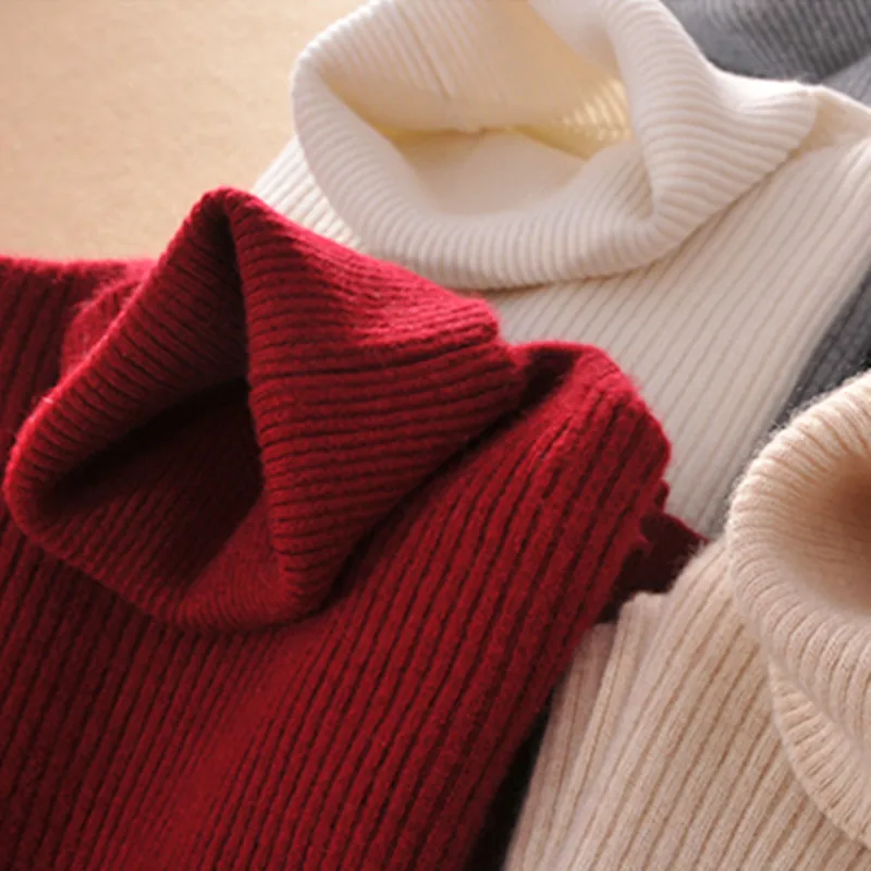 Autumn Cashmere Pullovers Turtleneck Long Sleeve Sweaters Women 2018 Spring Wool Solid Slim Sweaters Knitted Jumpers Plus Size
Autumn Cashmere Pullovers Turtleneck Long Sleeve Sweaters Women 2018 Spring Wool Solid Slim Sweaters Knitted Jumpers Plus Size