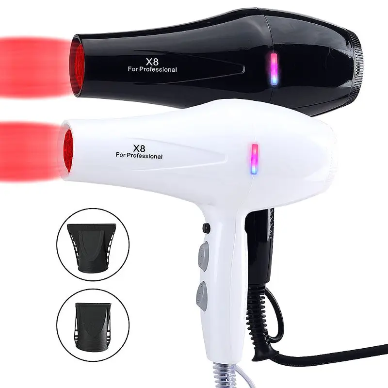Professional Salon Hair Dryer Hot & Cold Ionic Blow Fast Heating Large Power AC 110-220V Electric Hair Dryer 50/60Hz
Professional Salon Hair Dryer Hot & Cold Ionic Blow Fast Heating Large Power AC 110-220V Electric Hair Dryer 50/60Hz