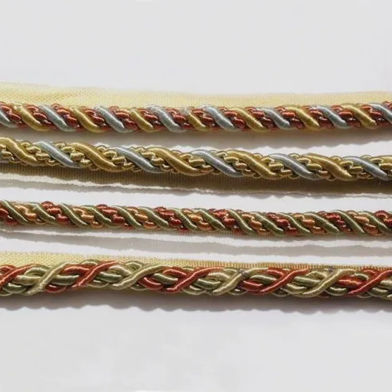 Twisted Rope Three Strands of Cord for Sofa Cushion Cover Table Runner Home Decoration Accessories 10 mm Diameter Sell by bale
Twisted Rope Three Strands of Cord for Sofa Cushion Cover Table Runner Home Decoration Accessories 10 mm Diameter Sell by bale
