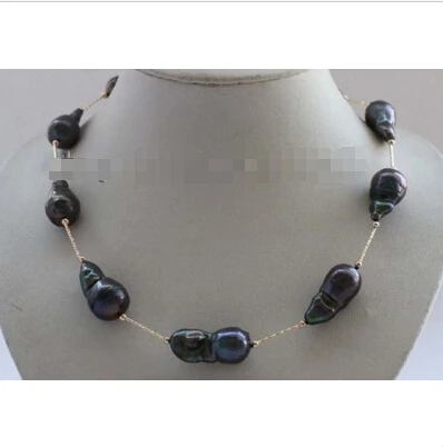 shipping Natural 28mm Black Baroque Reborn Keshi Pearl Chain Necklace 14k #f2162!
shipping Natural 28mm Black Baroque Reborn Keshi Pearl Chain Necklace 14k #f2162!