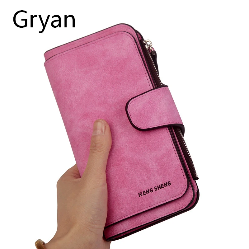 Women three-fold long-style frosted euramerican style card Wallet Female clasp multi-function Holder multi-card position Purse20
Women three-fold long-style frosted euramerican style card Wallet Female clasp multi-function Holder multi-card position Purse20