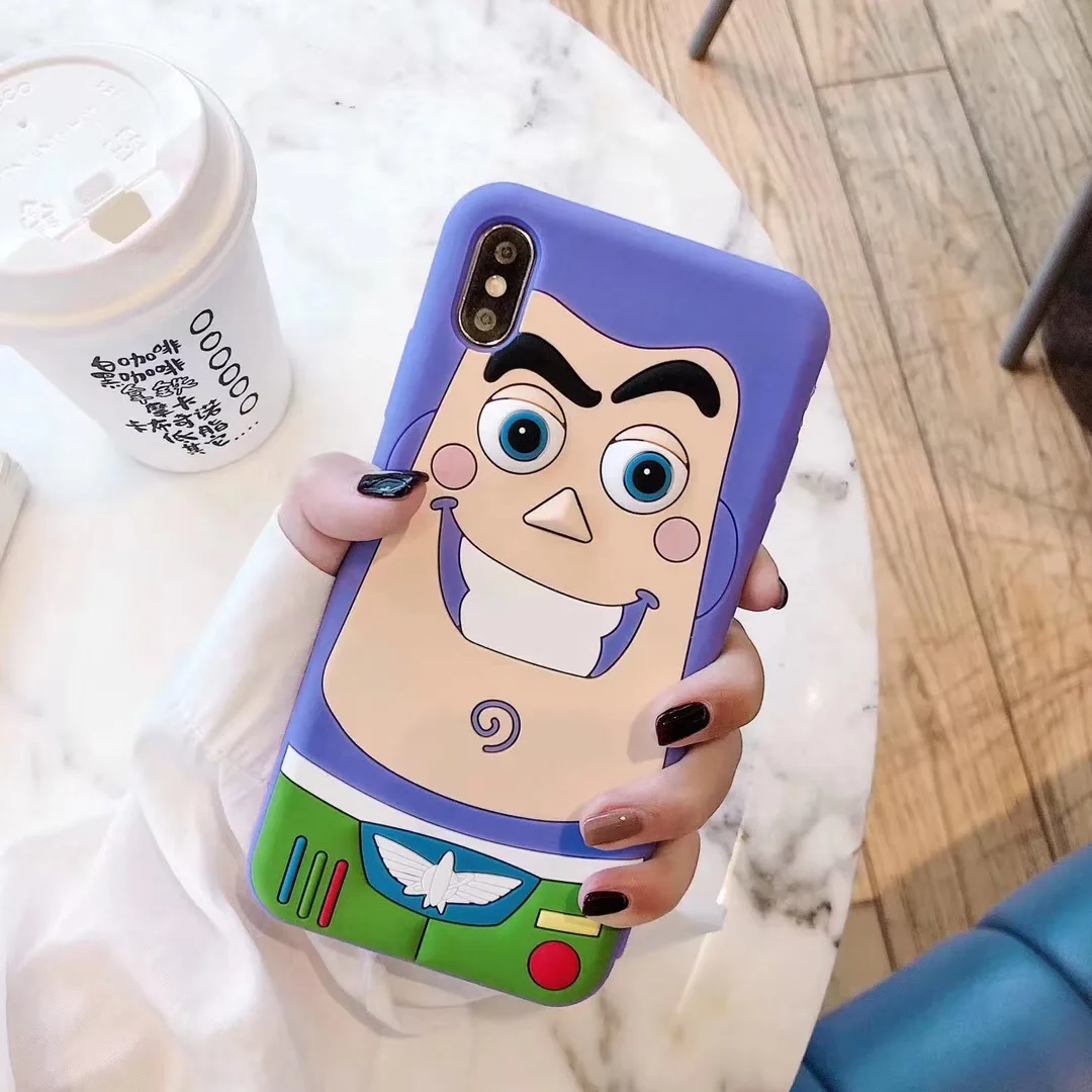 New cute Buzz Lightyear phone case for iphone Xs MAX Xr 6S 7 8plus soft silicone thick TPU all-inclusive protective cover Fundas
New cute Buzz Lightyear phone case for iphone Xs MAX Xr 6S 7 8plus soft silicone thick TPU all-inclusive protective cover Fundas