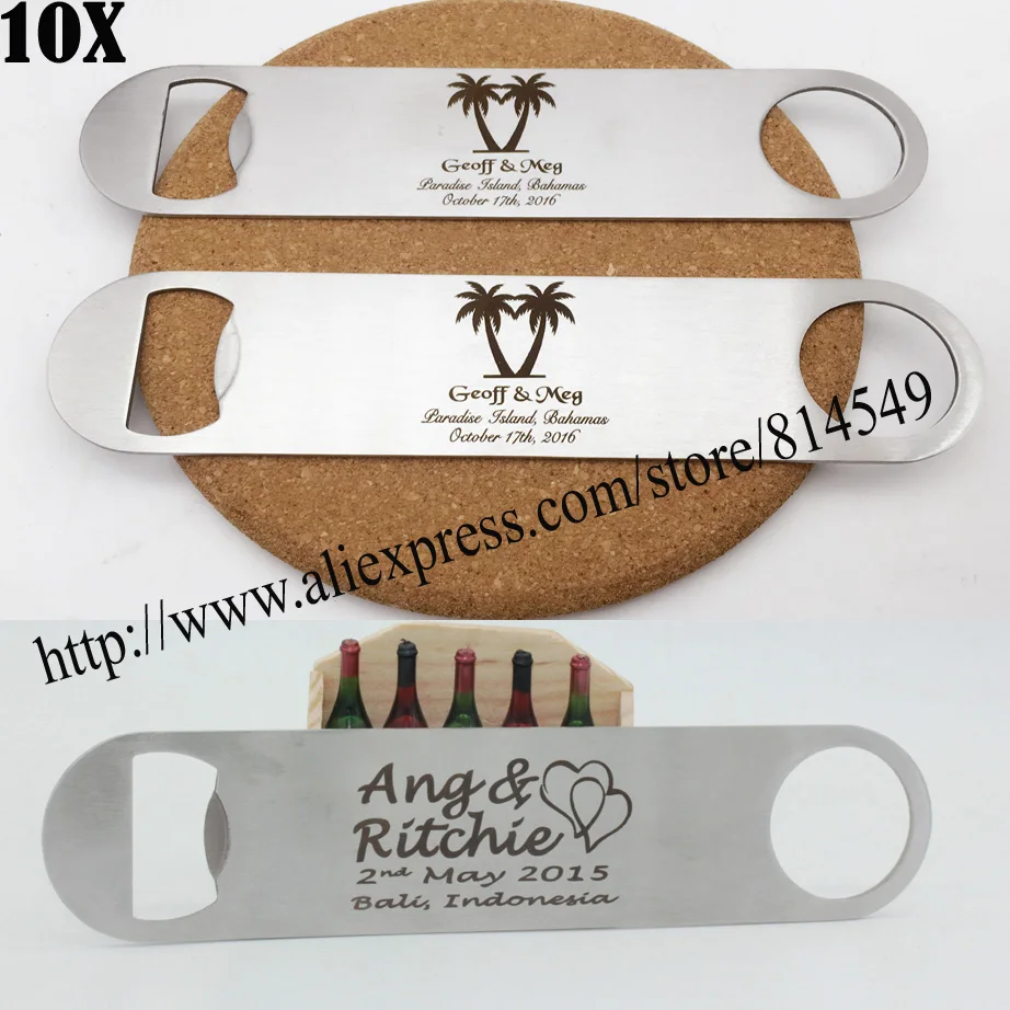 10pcs/lot personalized Wedding gift of stainless steel bottle opener , Personalized logo Free
10pcs/lot personalized Wedding gift of stainless steel bottle opener , Personalized logo Free