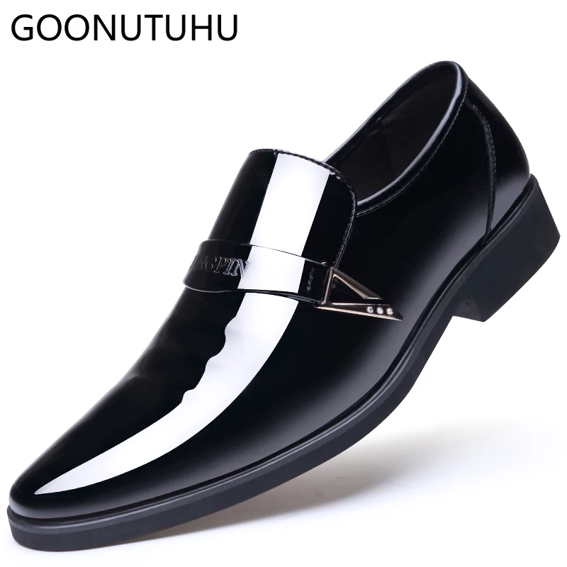 Men's dress shoes leather classic black & brown slip on loafers male wedding party shoe man elegant office formal shoes for men
Men's dress shoes leather classic black & brown slip on loafers male wedding party shoe man elegant office formal shoes for men