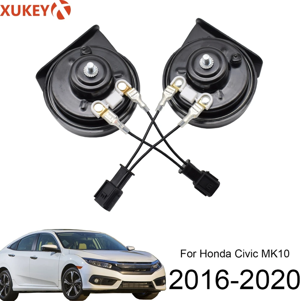 1 Set Snail Horn For Honda Civic MK10 2016-2020 12V 410/510Hz High Low Pitch Car Horn 12V 110-125db Loud Waterproof Auto Horn
1 Set Snail Horn For Honda Civic MK10 2016-2020 12V 410/510Hz High Low Pitch Car Horn 12V 110-125db Loud Waterproof Auto Horn