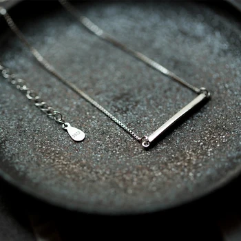 Long Bar 925 Silver Necklace Choker Kolye Charm Minimalism Pendant Vintage Boho Bijoux Femme Collier Necklace Women Jewelry
Long Bar 925 Silver Necklace Choker Kolye Charm Minimalism Pendant Vintage Boho Bijoux Femme Collier Necklace Women Jewelry