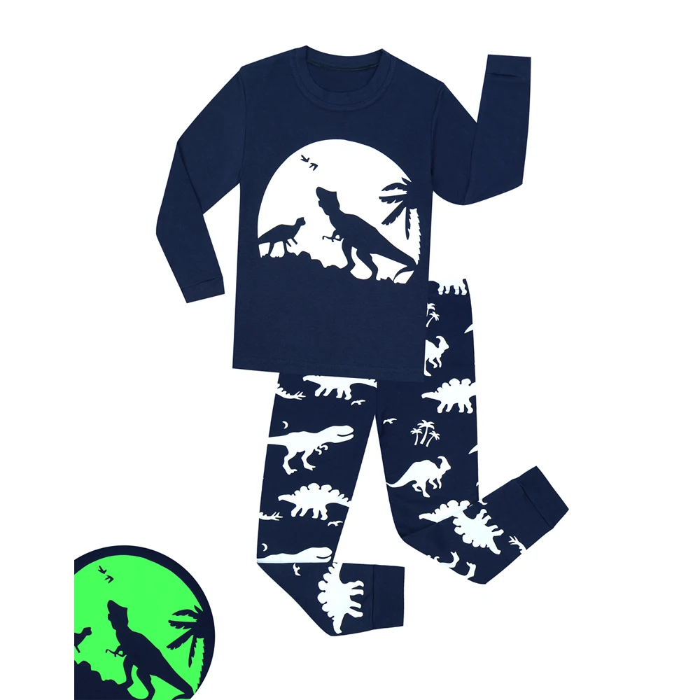 New Full Sleeve 100 Cotton Glow In The Dark Boys Pajamas Children Dinosaur Pijama Infantil Dragon Pyjamas Kids Pajamas Sets
New Full Sleeve 100 Cotton Glow In The Dark Boys Pajamas Children Dinosaur Pijama Infantil Dragon Pyjamas Kids Pajamas Sets