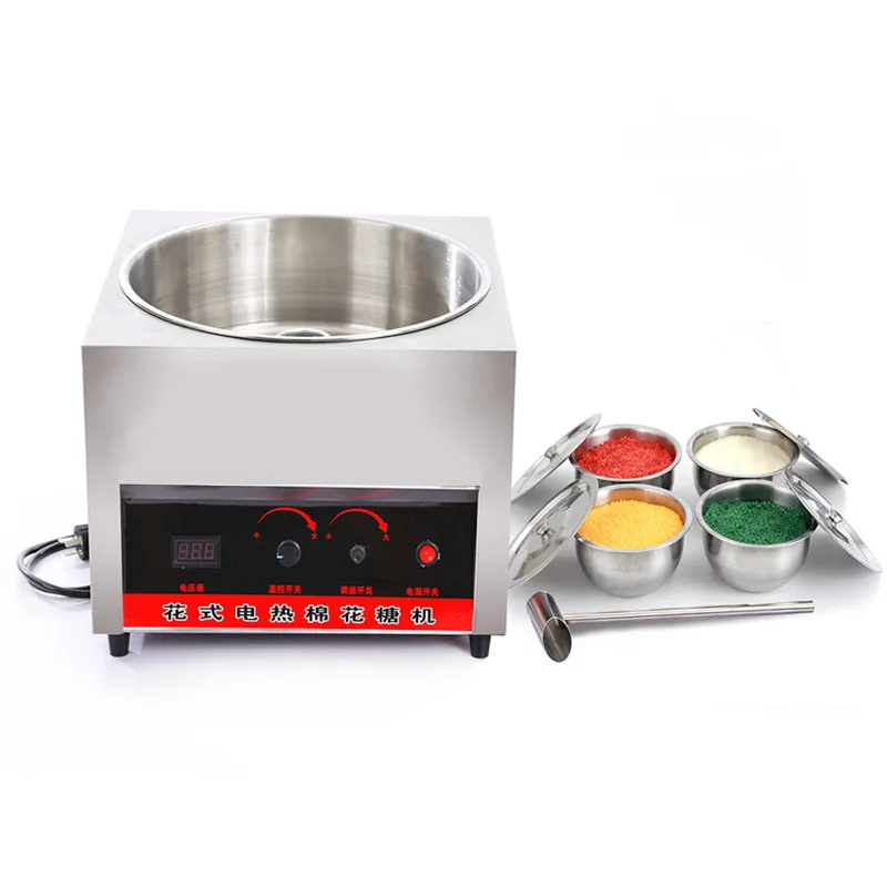 Commercial Electric Heating Sweet Cotton Candy Maker Automatic DIY Cotton Candy Sugar Fancy Fairy Floss Machine Processor 220V
Commercial Electric Heating Sweet Cotton Candy Maker Automatic DIY Cotton Candy Sugar Fancy Fairy Floss Machine Processor 220V