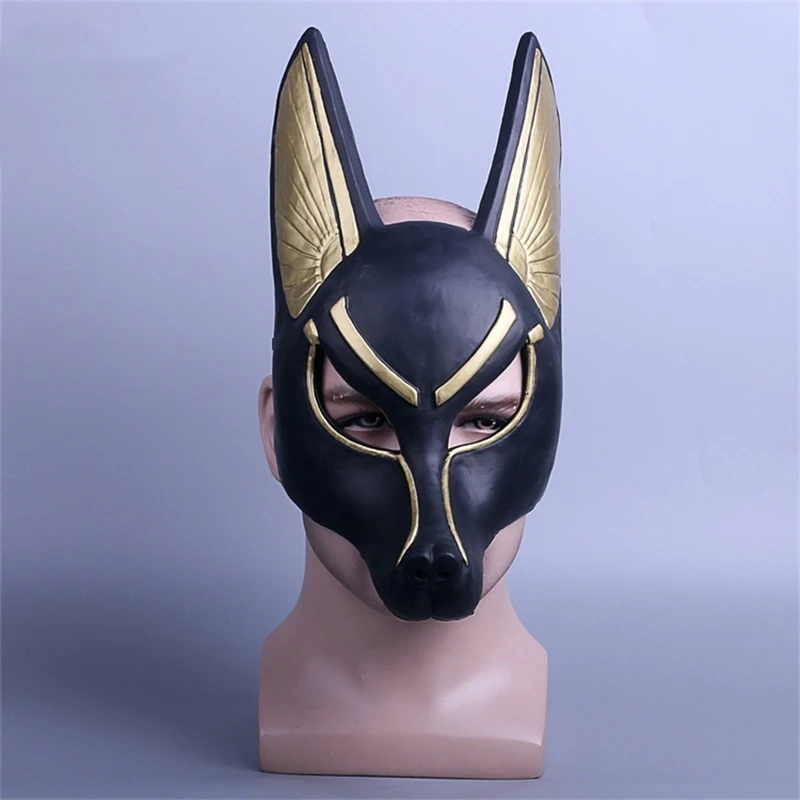 Egyptian Anubis Cosplay Face Mask PVC Canis spp Wolf Head Animal Masquerade Props Party Fancy Dress Ball Costumes
Egyptian Anubis Cosplay Face Mask PVC Canis spp Wolf Head Animal Masquerade Props Party Fancy Dress Ball Costumes