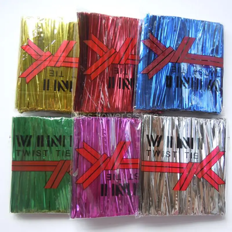 800 Pcs / Pack 8cm Metallic Twist Ties for Cake Bread Lollipop Candy Food Cello Bags Packaging Rope
800 Pcs / Pack 8cm Metallic Twist Ties for Cake Bread Lollipop Candy Food Cello Bags Packaging Rope