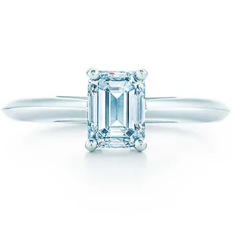 Pure White Gold 18K Ring 1CT Emerald Cut White Clear simulate Diamond Engagement Ring Stamp G18K All Life Time Quality Gurantee
Pure White Gold 18K Ring 1CT Emerald Cut White Clear simulate Diamond Engagement Ring Stamp G18K All Life Time Quality Gurantee
