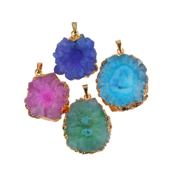 Luxury Mix Color Druzy Quartz Crystal Pendants Women American Strong Power Symbol Necklace Women Gift Crystal Druzy Pendants
Luxury Mix Color Druzy Quartz Crystal Pendants Women American Strong Power Symbol Necklace Women Gift Crystal Druzy Pendants