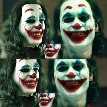 Latex With Wig Clown Pennywise Costume Clown Colorful Hair Scary Party Mask Funny Cosplay Joker Green Hair Masks hair Props Gift
Latex With Wig Clown Pennywise Costume Clown Colorful Hair Scary Party Mask Funny Cosplay Joker Green Hair Masks hair Props Gift