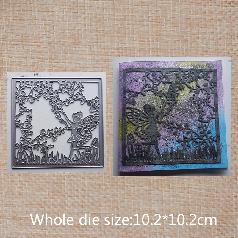 Fairy in the jungle Metal Cutting Dies decoration Scrapbooking Album Paper DIY Craft Embossing stencil 102*102 mm
Fairy in the jungle Metal Cutting Dies decoration Scrapbooking Album Paper DIY Craft Embossing stencil 102*102 mm