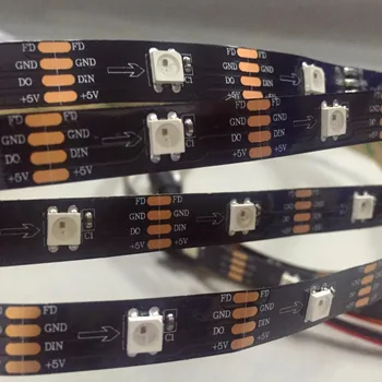 4wires(with returned signal) addressable 5m 30LEDs/m DC5V SK6812 led pixel strip,NON-waterproof,with 30pixels/M;BLACK PCB;
4wires(with returned signal) addressable 5m 30LEDs/m DC5V SK6812 led pixel strip,NON-waterproof,with 30pixels/M;BLACK PCB;