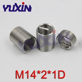 20Pcs M14*2*1D Screw Thread Insert A2 Stainless Steel 304 Fasteners Repair Tools Kit Coiled Wire Helical Screw Sleeve Set 
20Pcs M14*2*1D Screw Thread Insert A2 Stainless Steel 304 Fasteners Repair Tools Kit Coiled Wire Helical Screw Sleeve Set