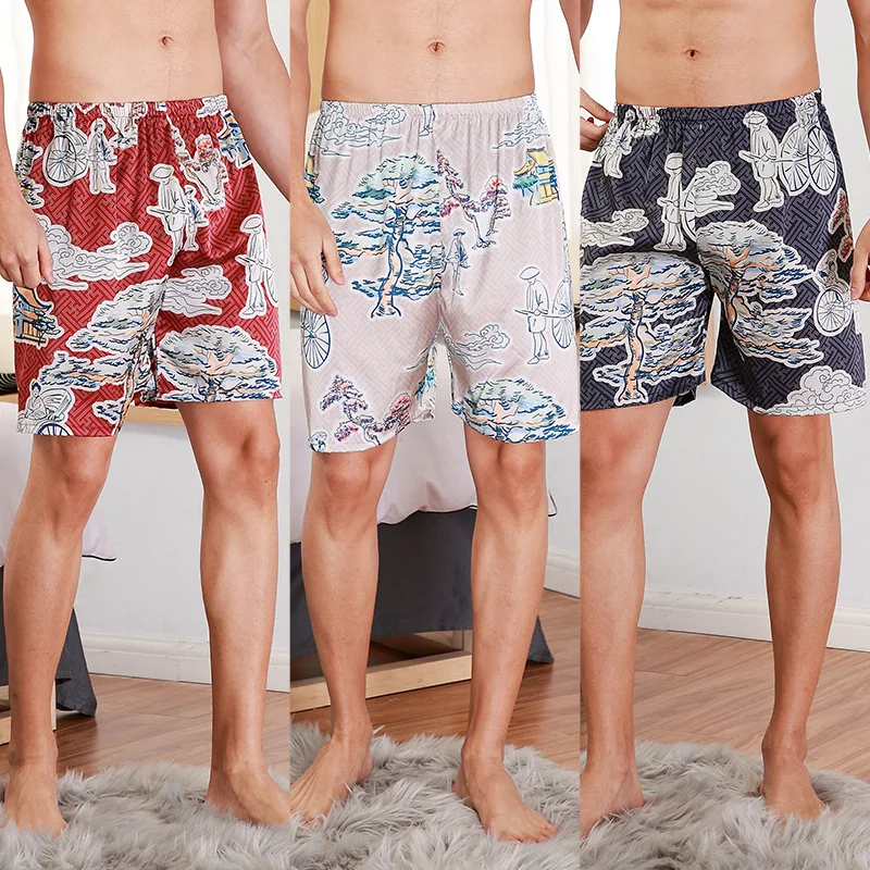 2019 Summer Casual Mens short pants Spring New Style Silky Home Wear Male Sleep Pyjama Bath Trousers L-XXL
2019 Summer Casual Mens short pants Spring New Style Silky Home Wear Male Sleep Pyjama Bath Trousers L-XXL