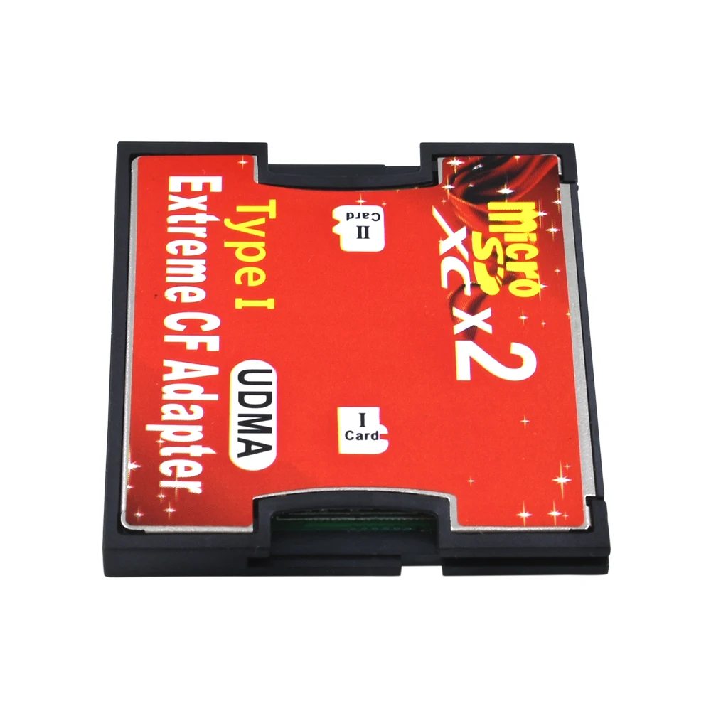 Новинка 2018 два порта Micro SDXC/ SDHC / SD TF в CF кардридер адаптер для карты