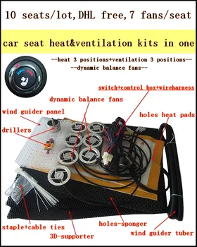 10 seats/lot,DHL free,7 fans/ seat,car seat heat&ventilation kits in one with dynamic balance fans
10 seats/lot,DHL free,7 fans/ seat,car seat heat&ventilation kits in one with dynamic balance fans