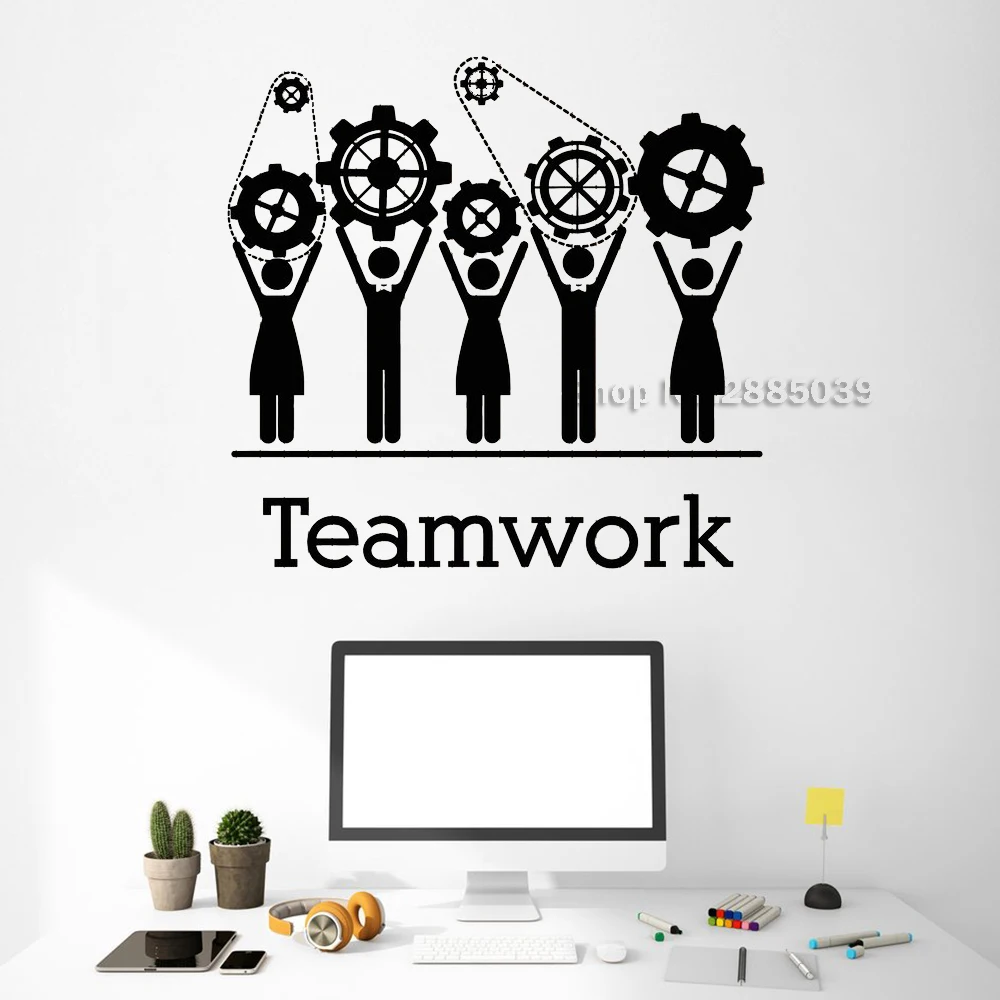 Creativity Teamwork Gears Wall Decals Office Decor Unique Stickers Commerce Room Wall Sticker DIY Removable Art Wallpaper LC516
Creativity Teamwork Gears Wall Decals Office Decor Unique Stickers Commerce Room Wall Sticker DIY Removable Art Wallpaper LC516